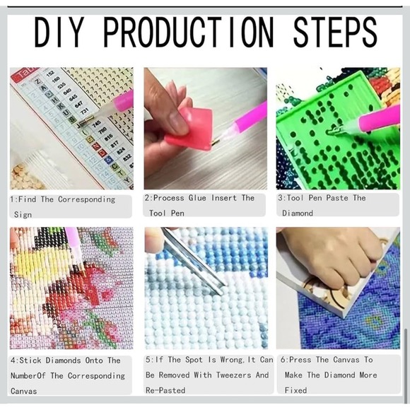 5D Diamond Painting Kits for Adults, Animal Elephant Full Drill Diamond Painting - Picture 3 of 3